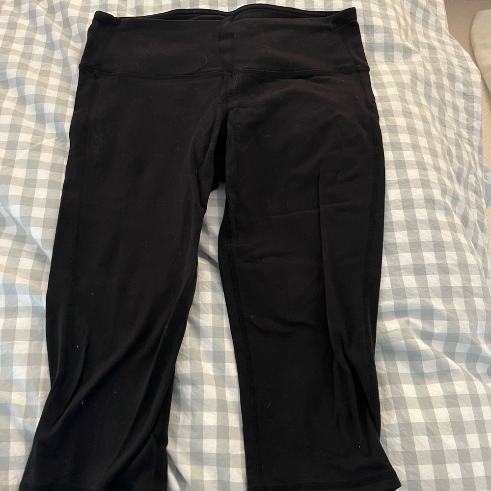 Athleta Women's Black Cropped Leggings